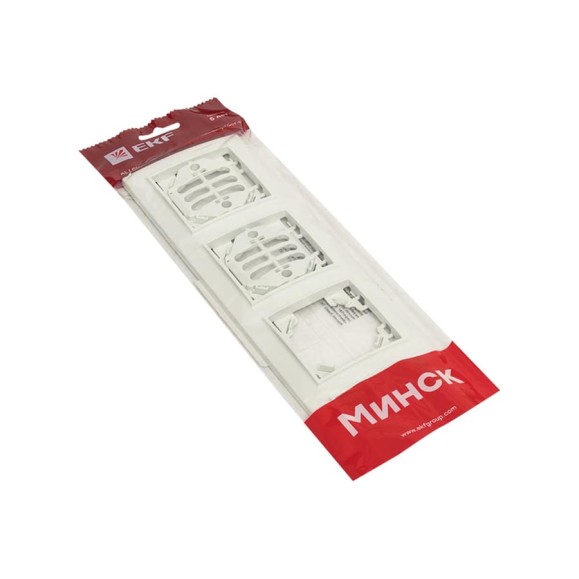 Горизонтальная рамка EKF Минск, 4-местная, белая Basic ERM-G-304-10 Горизонтальная рамка EKF Минск, 4-местная, белая Basic ERM-G-304-10