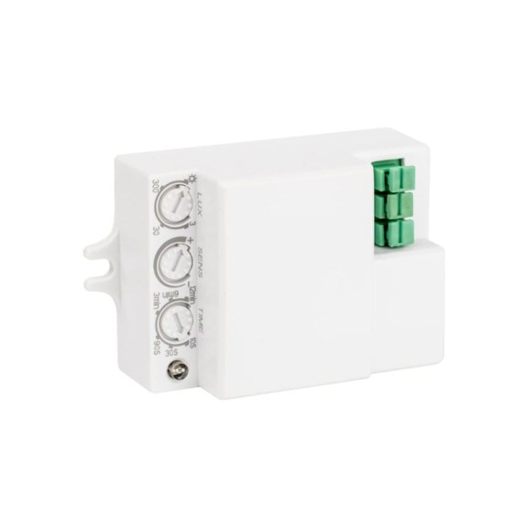 Микроволновый датчик движения EKF белый 1200Вт 360гр. до 10м IP20 MW-706 dd-mw-706