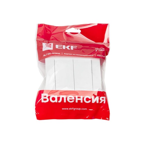 2-клавишный выключатель EKF Валенсия, 10А белый PROxima EWV10-023-10 2-клавишный выключатель EKF Валенсия, 10А белый PROxima EWV10-023-10