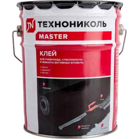 Клей для рубероида 10 кг Технониколь TN421030 Клей для рубероида 10 кг Технониколь TN421030