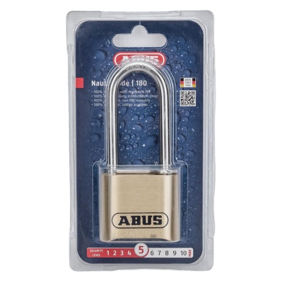 Навесной кодовый замок ABUS 180IB/50HB63 Marine влагозащищенный EFSPP 64623
