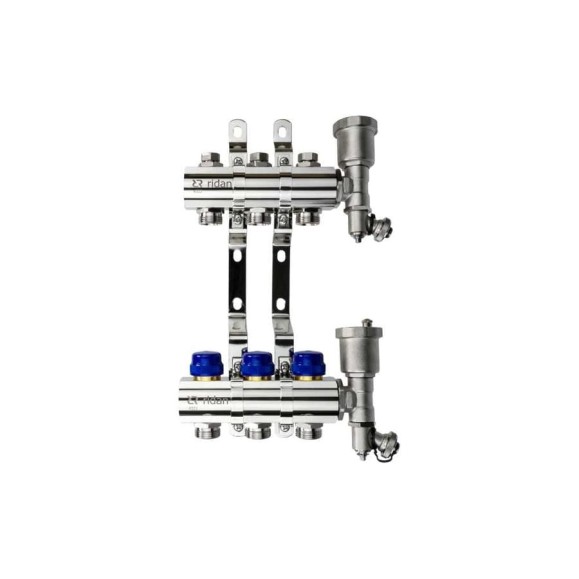 Коллектор+кронштейн+торцевая секция Ридан FHF-4R set 088U0704R Коллектор+кронштейн+торцевая секция Ридан FHF-4R set 088U0704R