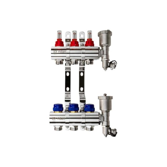 Коллектор+кронштейн+торцевая секция Ридан FHF-7RF set 088U0727R