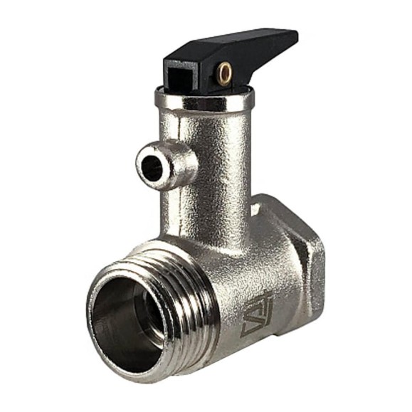 Клапан предохранительный для бойлера STI 1/2″ с ручкой спуска D120-00882 Клапан предохранительный для бойлера STI 1/2″ с ручкой спуска D120-00882