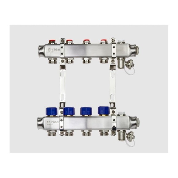 Комплект коллекторов Ридан SSM-7R set с кронштейнами, 7 контуров 088U0977R Комплект коллекторов Ридан SSM-7R set с кронштейнами, 7 контуров 088U0977R