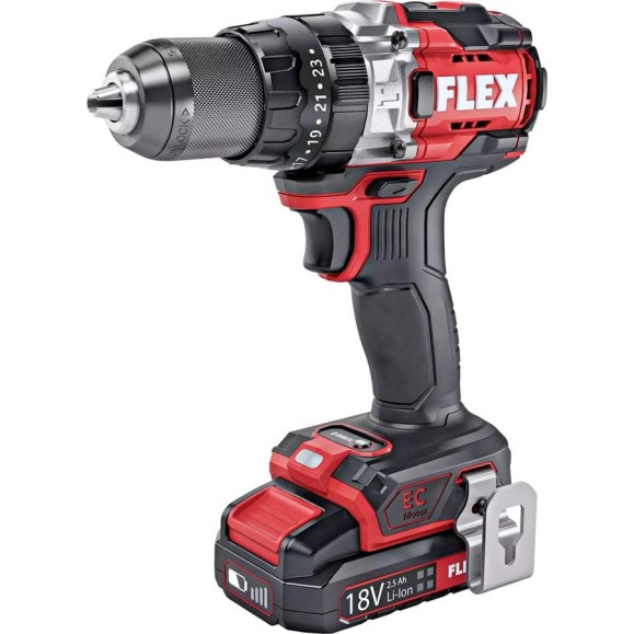 Двухскоростная аккумуляторная ударная дрель FLEX PD 2G 18.0-EC-HD C 515698 Двухскоростная аккумуляторная ударная дрель FLEX PD 2G 18.0-EC-HD C 515698