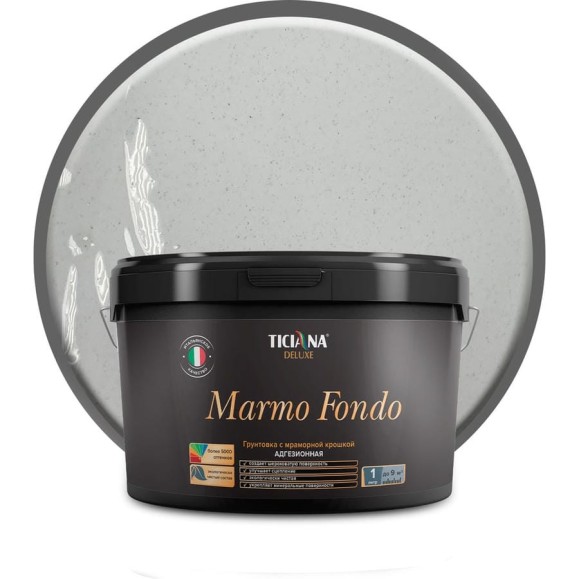 Акриловая грунтовка Ticiana DeLuxe Marmo fondo с мраморной крошкой, 2.2 л 4300004501 Акриловая грунтовка Ticiana DeLuxe Marmo fondo с мраморной крошкой, 2.2 л 4300004501