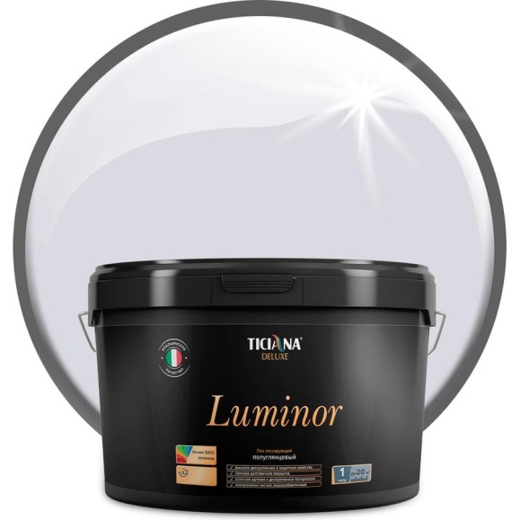Лессирующий лак Ticiana DeLuxe Luminor 2.2 л 4300002974 Лессирующий лак Ticiana DeLuxe Luminor 2.2 л 4300002974