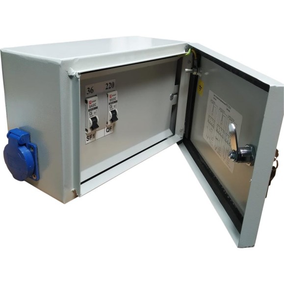 Ящик с понижающим трансформатором EKF ЯТП IP54 0,25кВА 220/36В Basic yatp-ip54-0,25-220/36v-2a Ящик с понижающим трансформатором EKF ЯТП IP54 0,25кВА 220/36В Basic yatp-ip54-0,25-220/36v-2a