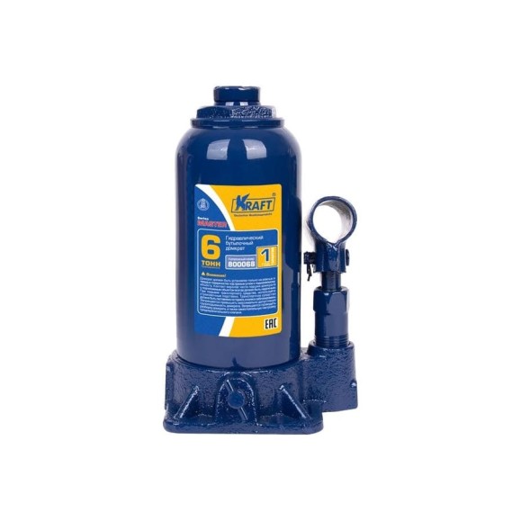 Бутылочный домкрат KRAFT 6т Master KT 800068 Бутылочный домкрат KRAFT 6т Master KT 800068