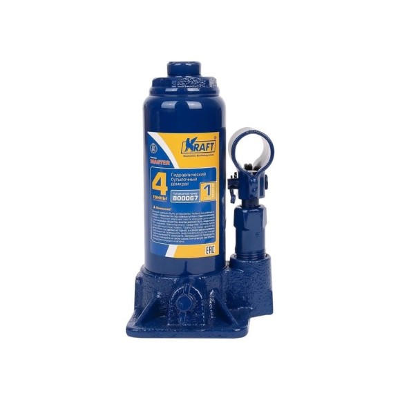 Бутылочный домкрат KRAFT 4т в кейсе Master KT 800067 Бутылочный домкрат KRAFT 4т в кейсе Master KT 800067