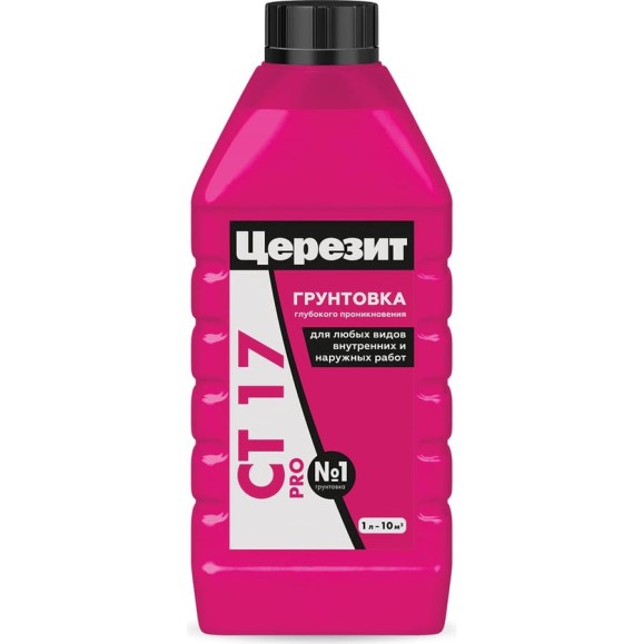 Укрепляющая грунтовка Церезит CT 17 Pro 1 л 2636691 Укрепляющая грунтовка Церезит CT 17 Pro 1 л 2636691