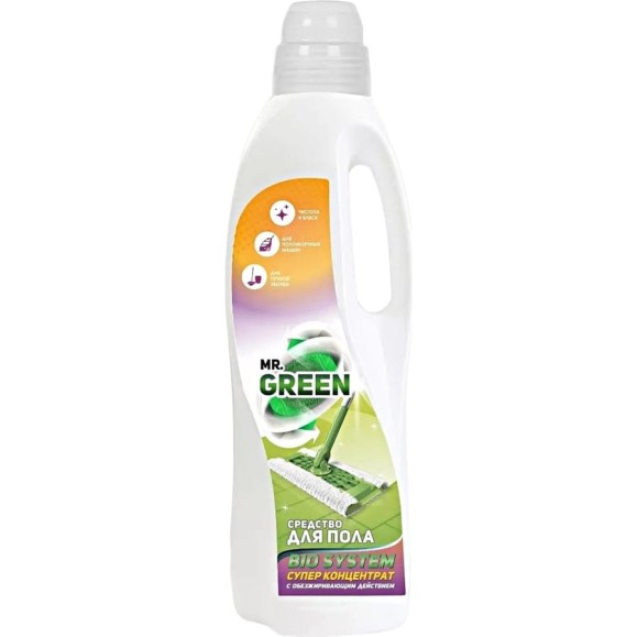 Средство для мытья полов MR.GREEN Bio system, 1 л ПНД 70301 Средство для мытья полов MR.GREEN Bio system, 1 л ПНД 70301