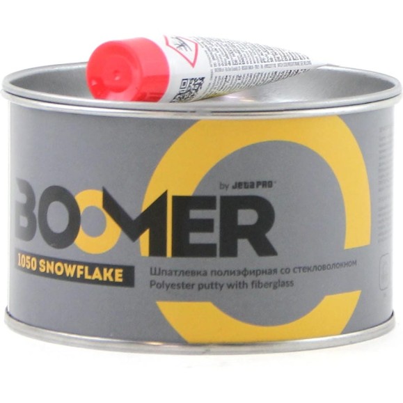 Полиэфирная конструкционная шпатлевка со стекловолокном BOOMER Snowflake (0,5+0,015 кг) 1050/0,5 Полиэфирная конструкционная шпатлевка со стекловолокном BOOMER Snowflake (0,5+0,015 кг) 1050/0,5