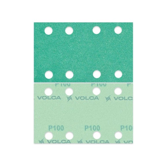 Полоса абразивная на пленочной основе Emerald 81x133 мм, 8 отв., P100., 50 шт VOLCA 52211013010 Полоса абразивная на пленочной основе Emerald 81x133 мм, 8 отв., P100., 50 шт VOLCA 52211013010