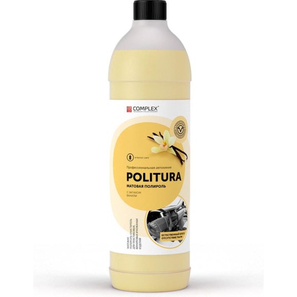 Матовый полироль для авто Complex politura ваниль 1л 112413 Матовый полироль для авто Complex politura ваниль 1л 112413