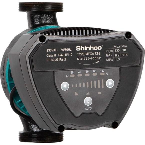 Насос циркуляционный SHINHOO MEGA 32-12 230V 71121004 Насос циркуляционный SHINHOO MEGA 32-12 230V 71121004