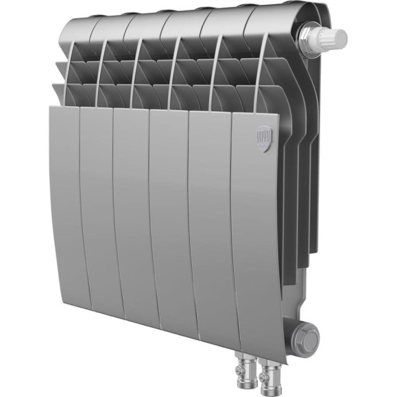 Радиатор ROYAL THERMO BiLiner 350 /Silver Satin VR - 6 секций НС-1196739