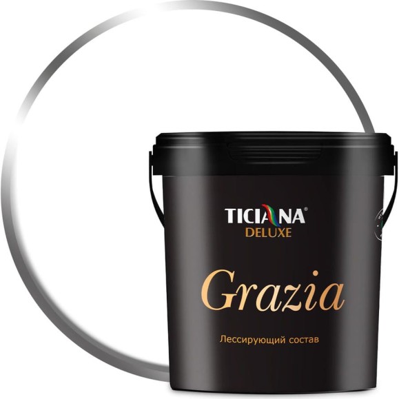 Лессирующий состав Ticiana DeLuxe Grazia 0.9 л 4300004518 Лессирующий состав Ticiana DeLuxe Grazia 0.9 л 4300004518