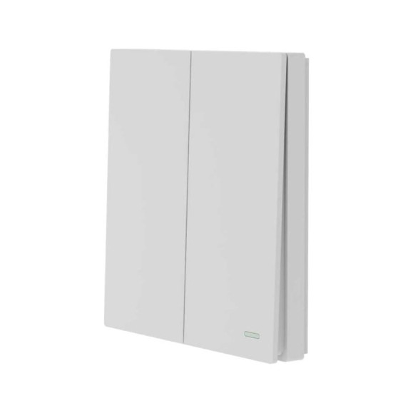 Беспроводной 2-клавишный выключатель GRITT Evolution белый, IP67, без реле 14002