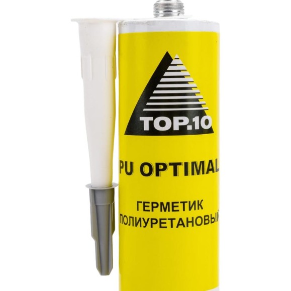Герметик TOP.10 optimal полиуретановый, серый, 310 мл 10.638.0310. Герметик TOP.10 optimal полиуретановый, серый, 310 мл 10.638.0310.