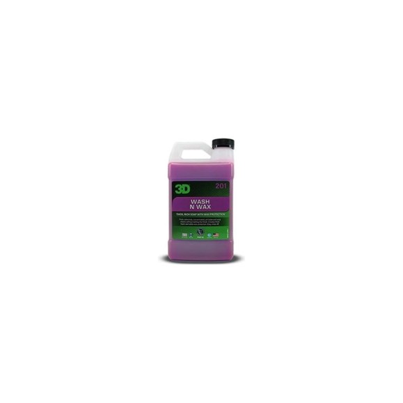 Автошампунь с воском 2в1 3D Wash N Wax 201OZ64 1.89 л 052735