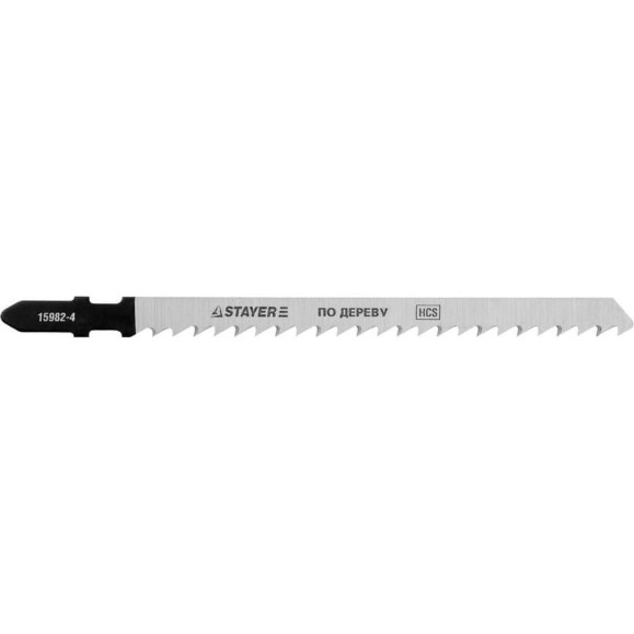 Полотна STAYER PROFI по дереву T301CD, HCS, EU-хвостовик, шаг 4 мм, 100 мм, 2 шт, для электролобзика 15982-4_z01 Полотна STAYER PROFI по дереву T301CD, HCS, EU-хвостовик, шаг 4 мм, 100 мм, 2 шт, для электролобзика 15982-4_z01