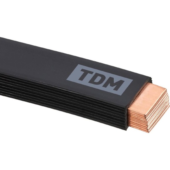 Медная гибкая изолированная шина TDM ELECTRIC ШМГ 10х(120x1), 2м, SQ0841-0021 Медная гибкая изолированная шина TDM ELECTRIC ШМГ 10х(120x1), 2м, SQ0841-0021