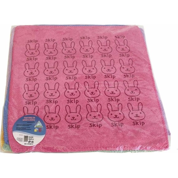 Набор универсальных салфеток из микрофибры LIMROY "Super Soft", 30x30 см. (5 шт.) LR-303-5 Набор универсальных салфеток из микрофибры LIMROY "Super Soft", 30x30 см. (5 шт.) LR-303-5