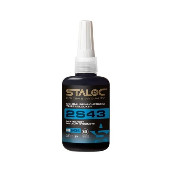 Фиксатор резьбовых соединений средней прочности STALOC 2s43 50 мл 104408945