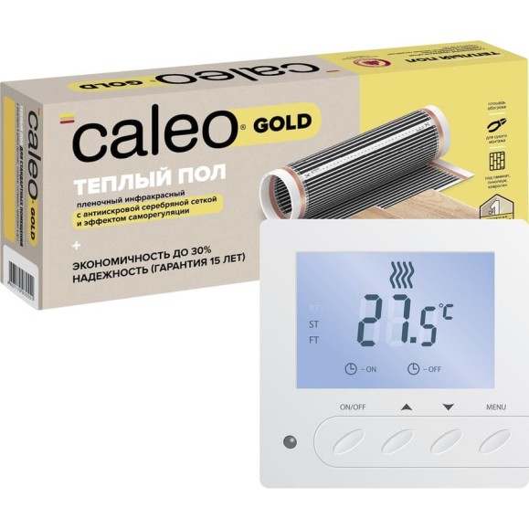Комплект теплого пола Caleo gold 170-0,5-6,0 c терморегулятором sm731 0К-00000915 Комплект теплого пола Caleo gold 170-0,5-6,0 c терморегулятором sm731 0К-00000915