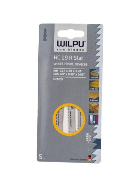 Пилка по ламинату HC 19 R Star 5 шт. WILPU 210600005