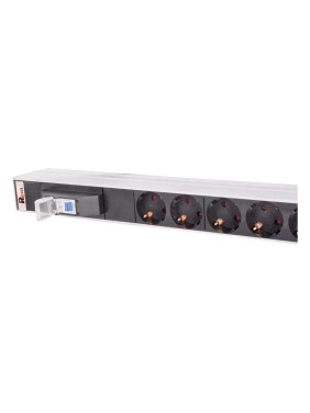 Блок силовых розеток Rem -16, вертикальный, неуправляемый, Shuko х 10, IEC 60320 С19x10, вход колодка, 1463мм 16А, автомат, алюминий, без шнура R-16-10S-10C19-A-1420-K Блок силовых розеток Rem -16, вертикальный, неуправляемый, Shuko х 10, IEC 60320 С19x10, вход колодка, 1463мм 16А, автомат, алюминий, без шнура R-16-10S-10C19-A-1420-K