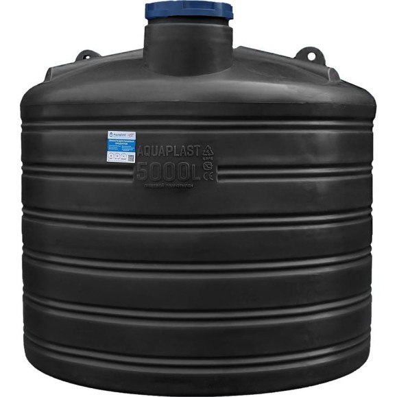 Овально-вертикальный бак 5000л черный AQUAPLAST 4650017955266 Овально-вертикальный бак 5000л черный AQUAPLAST 4650017955266