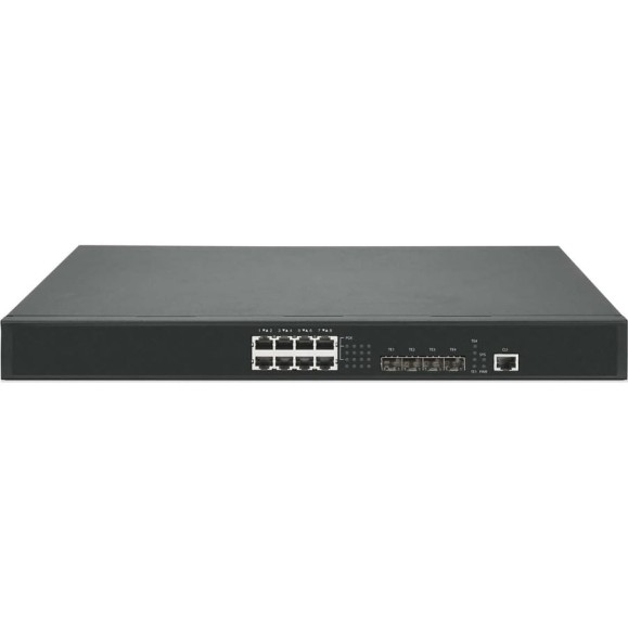 Управляемый коммутатор Gigalink l3 poe , stack, 8 1/2.5 гбит/с poe, 4 1/10гбит/с sfp+, poe 370вт GL-SW-G305-12P Управляемый коммутатор Gigalink l3 poe , stack, 8 1/2.5 гбит/с poe, 4 1/10гбит/с sfp+, poe 370вт GL-SW-G305-12P