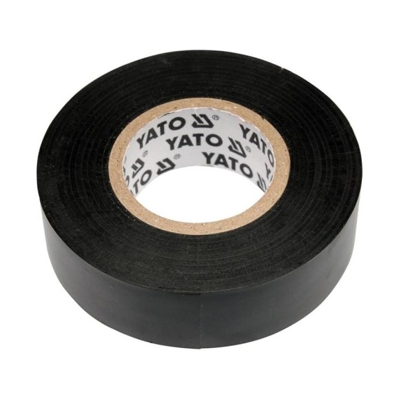 Изолента ПВХ YATO 19 мм, 20 м, черная YT-8165 Изолента ПВХ YATO 19 мм, 20 м, черная YT-8165