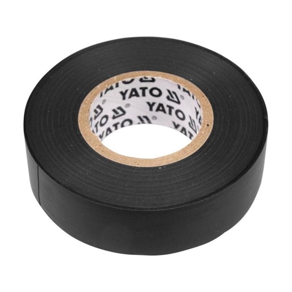 Изолента ПВХ YATO 15 мм, 20 м, черная YT-8159 Изолента ПВХ YATO 15 мм, 20 м, черная YT-8159