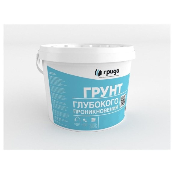 Грунт глубокого проникновения ГРИДА PRO, 5 кг, ведро морозостойкий 4381 Грунт глубокого проникновения ГРИДА PRO, 5 кг, ведро морозостойкий 4381