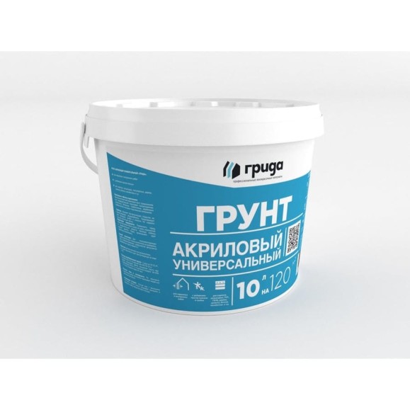 Универсальная проникающая укрепляющая грунтовка ГРИДА PRO, 10 кг, ведро, морозостойкая 00-00000166 Универсальная проникающая укрепляющая грунтовка ГРИДА PRO, 10 кг, ведро, морозостойкая 00-00000166