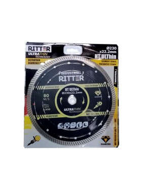 Диск алмазный Eco HT ULThin 230x22.23 мм, 1.6x2.0x10 мм RITTER PS30122300 Диск алмазный Eco HT ULThin 230x22.23 мм, 1.6x2.0x10 мм RITTER PS30122300