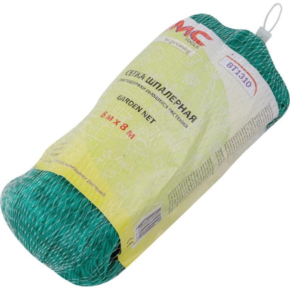 Сетка шпалерная для вьющихся растений 8м х 8м WMC TOOLS WMS Tools WMC-BT1310(56242) Сетка шпалерная для вьющихся растений 8м х 8м WMC TOOLS WMS Tools WMC-BT1310(56242)