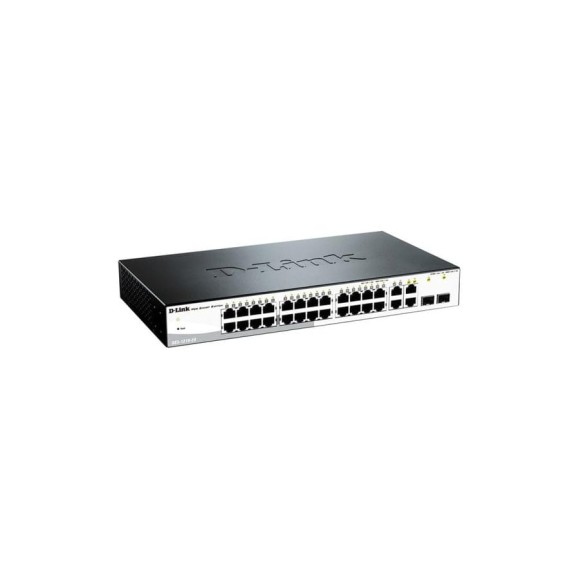 Настраиваемый l2 коммутатор d-link с 24 портами 10/100base-tx, 2 портами 10/100/1000base-t и 2 комбо-портами 100/1000base-t/sfp DES-1210-28/C2A Настраиваемый l2 коммутатор d-link с 24 портами 10/100base-tx, 2 портами 10/100/1000base-t и 2 комбо-портами 100/1000base-t/sfp DES-1210-28/C2A