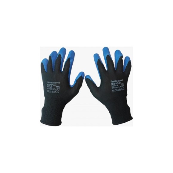 Защитные перчатки Scaffa Grip от ОПЗ и механических воздействий L1350-BLK/B, размер 10 00-00015295 Защитные перчатки Scaffa Grip от ОПЗ и механических воздействий L1350-BLK/B, размер 10 00-00015295