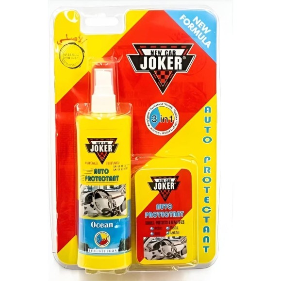 Защитный полироль с губкой Joker океан, 250 мл JK ocean Защитный полироль с губкой Joker океан, 250 мл JK ocean