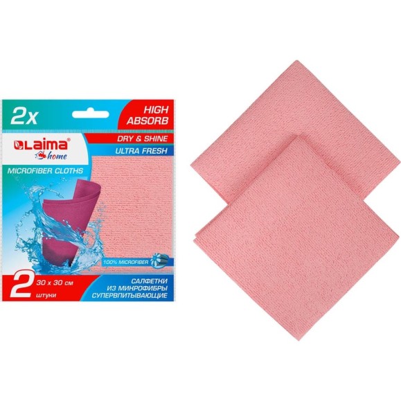 Губчатая супервпитывающая салфетка из микрофибры LAIMA PVA HIGH ABSORB, комплект 2 шт., 30x30 см 607790 Губчатая супервпитывающая салфетка из микрофибры LAIMA PVA HIGH ABSORB, комплект 2 шт., 30x30 см 607790