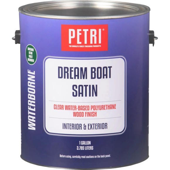 Полиуретановый лак Petri Dream Boat на водной основе полуматовый PC49001 Полиуретановый лак Petri Dream Boat на водной основе полуматовый PC49001