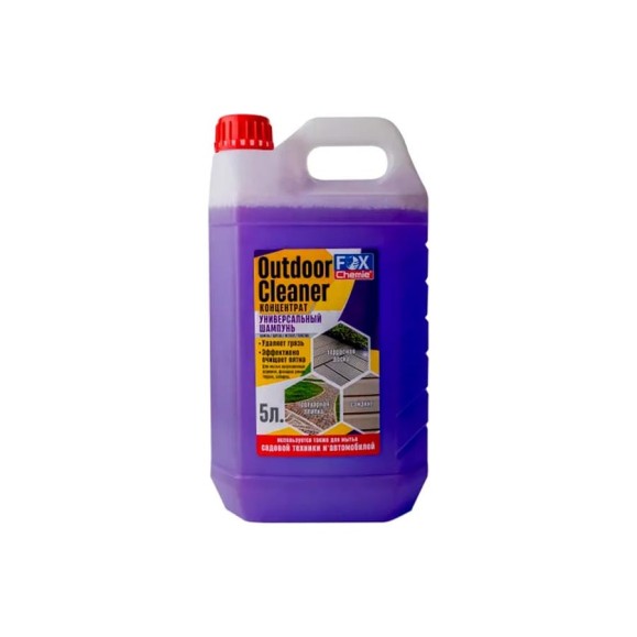 Шампунь универсальный для бесконтактной мойки OUTDOOR CLEANER 5 л Fox Chemie LMF62 Шампунь универсальный для бесконтактной мойки OUTDOOR CLEANER 5 л Fox Chemie LMF62