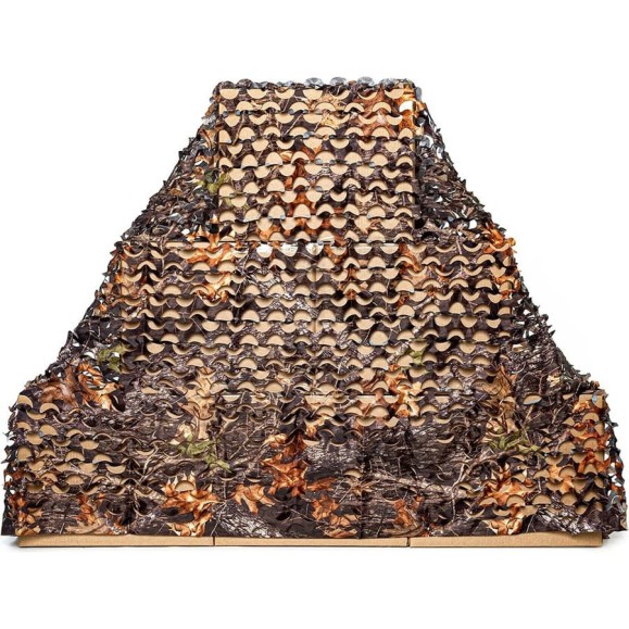 Маскировочная сеть S-образная 2500x1430 мм, оксфорд 210, темный лес Tplus T023229