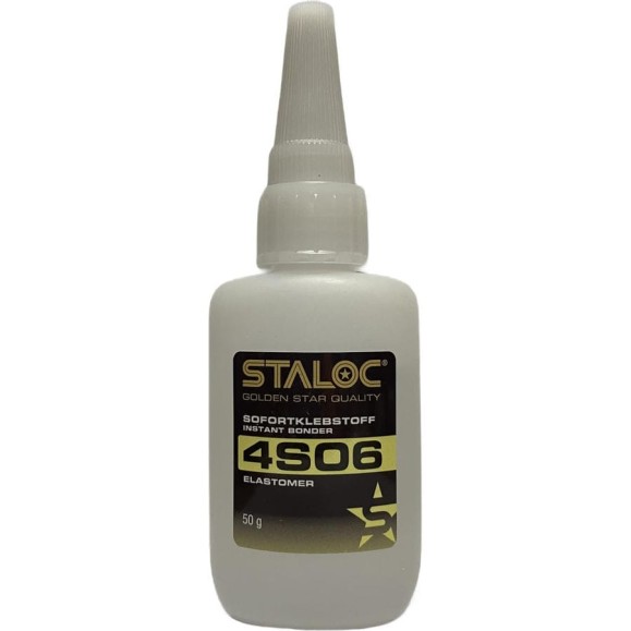 Моментальный цианоакрилатный клей для резин и пластиков STALOC 4S06 50 г 104409021 Моментальный цианоакрилатный клей для резин и пластиков STALOC 4S06 50 г 104409021