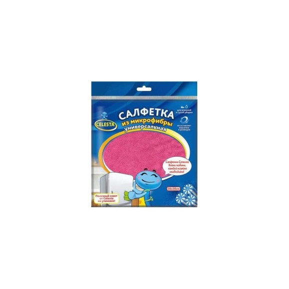 Cалфетка из микрофибры Celesta универсальная 1шт 36712